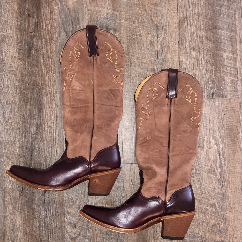 Real Leather Cowboy and Western Boots